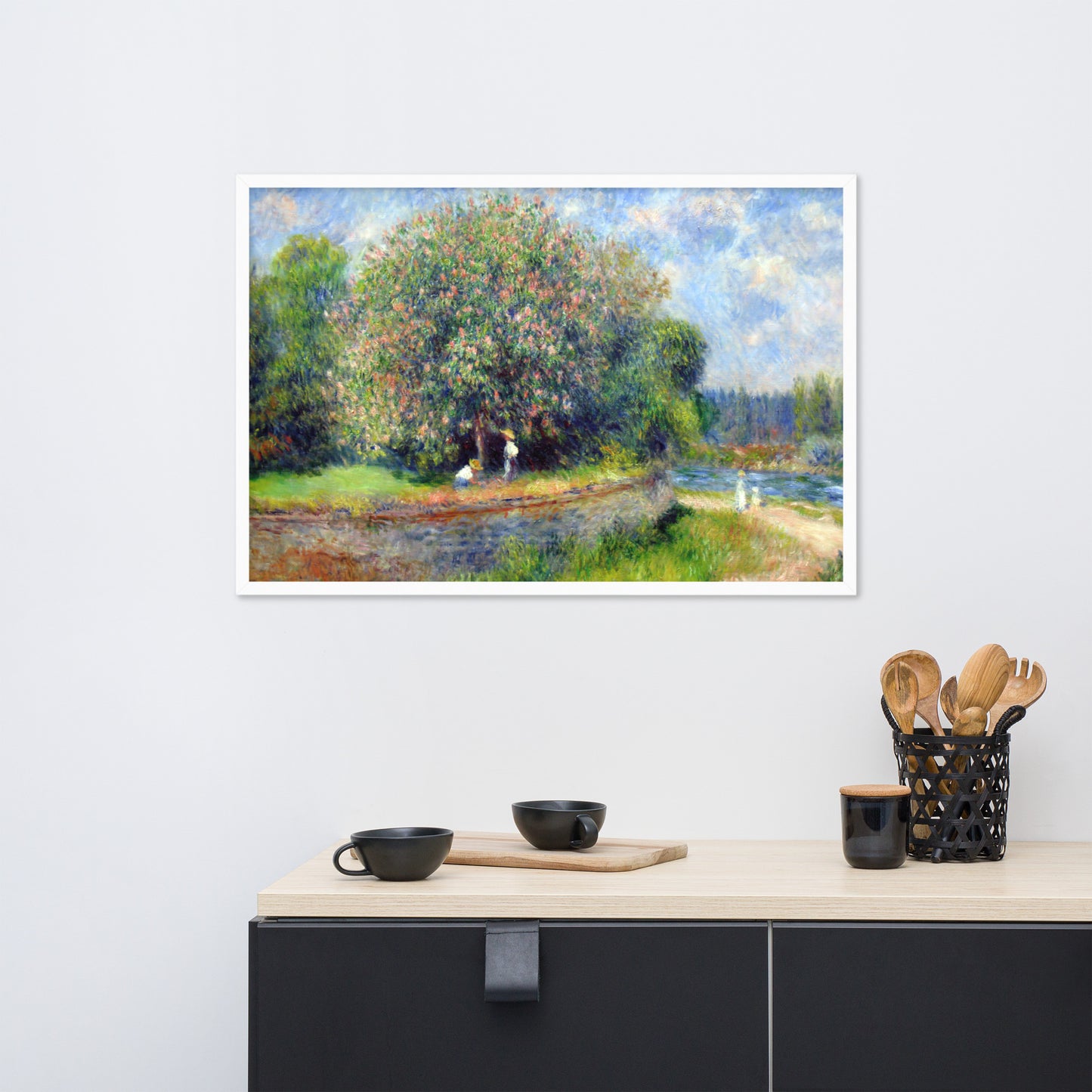 Chestnut Tree in Bloom by Pierre-Auguste Renoir