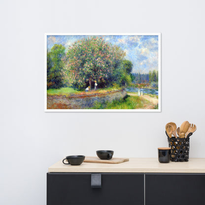 Chestnut Tree in Bloom by Pierre-Auguste Renoir