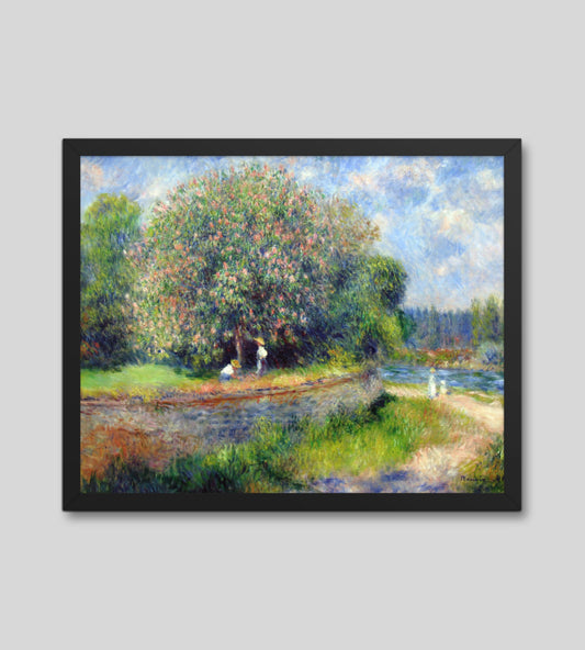 Chestnut Tree in Bloom by Pierre-Auguste Renoir