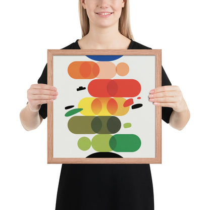 Chromatic Harmony – Geometric Gradient Art