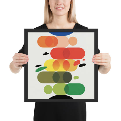 Chromatic Harmony – Geometric Gradient Art