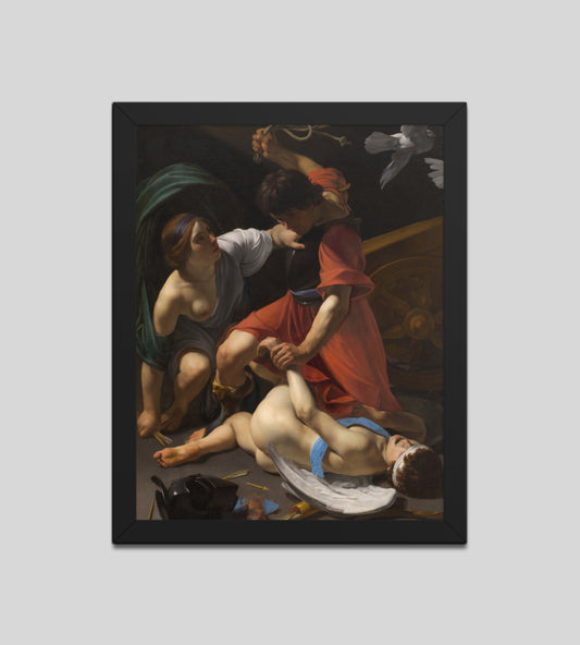 Cupid Chastised by Bartolomeo Manfredi