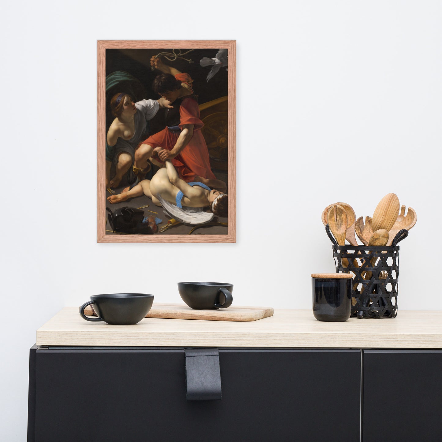 Cupid Chastised by Bartolomeo Manfredi