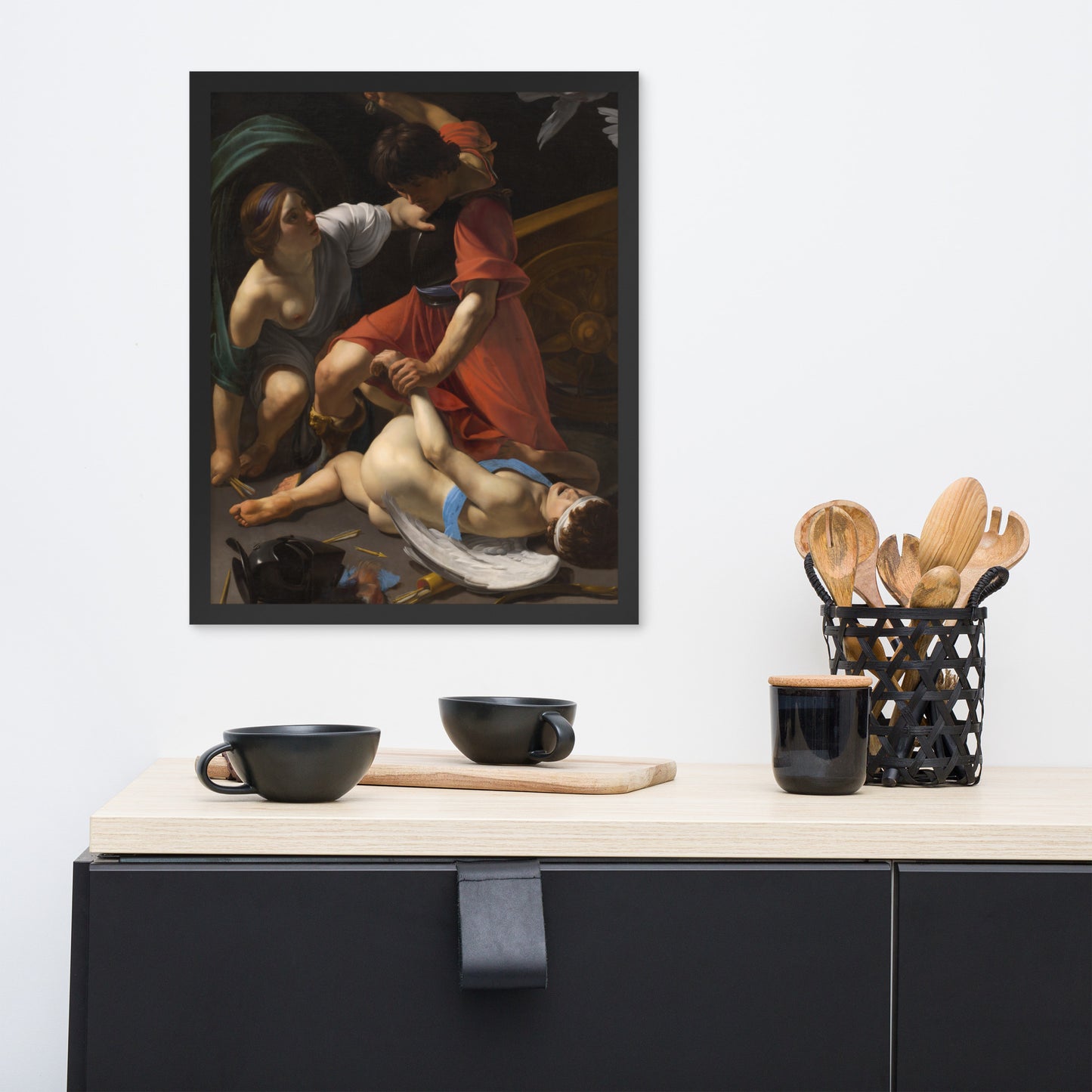 Cupid Chastised by Bartolomeo Manfredi