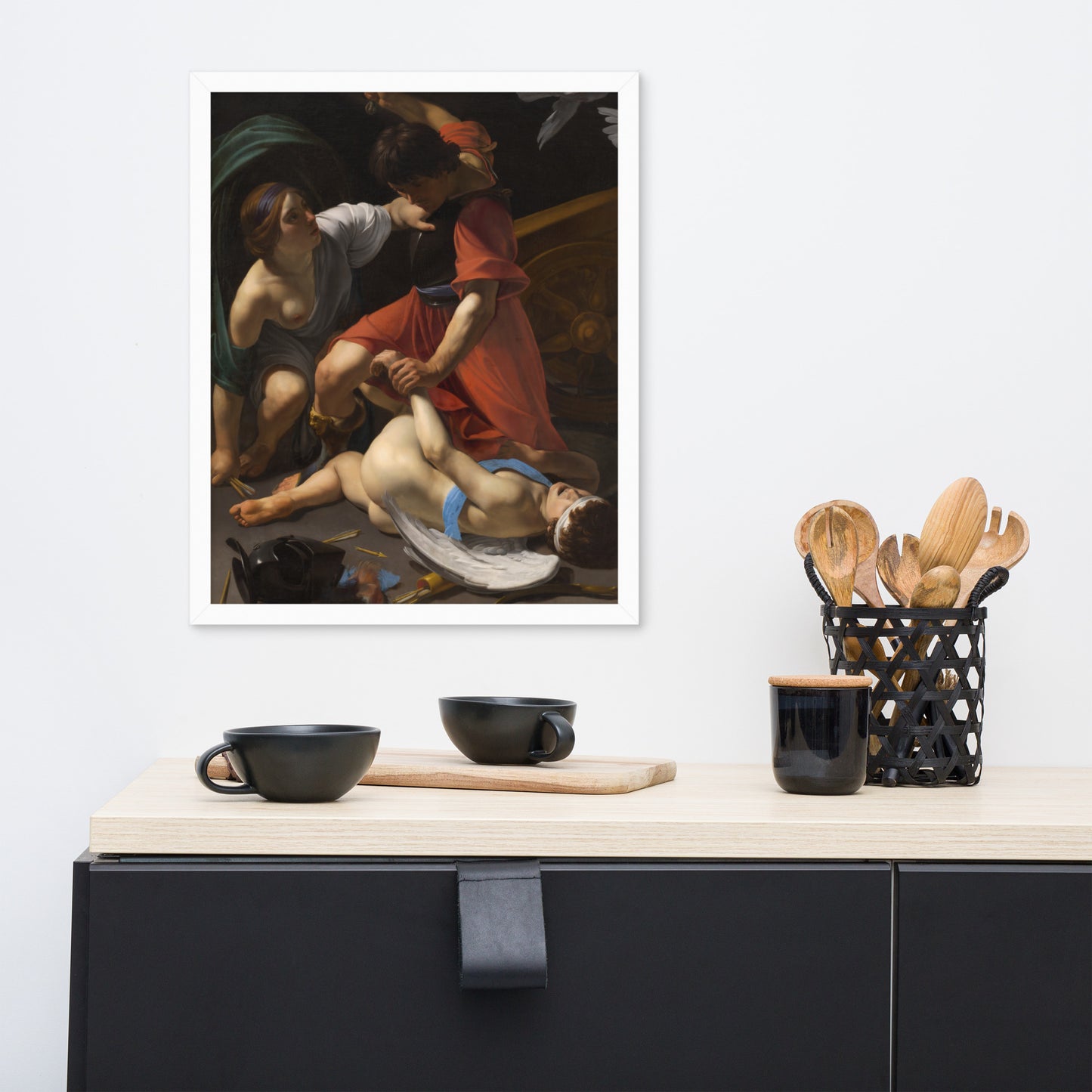 Cupid Chastised by Bartolomeo Manfredi