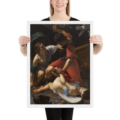 Cupid Chastised by Bartolomeo Manfredi