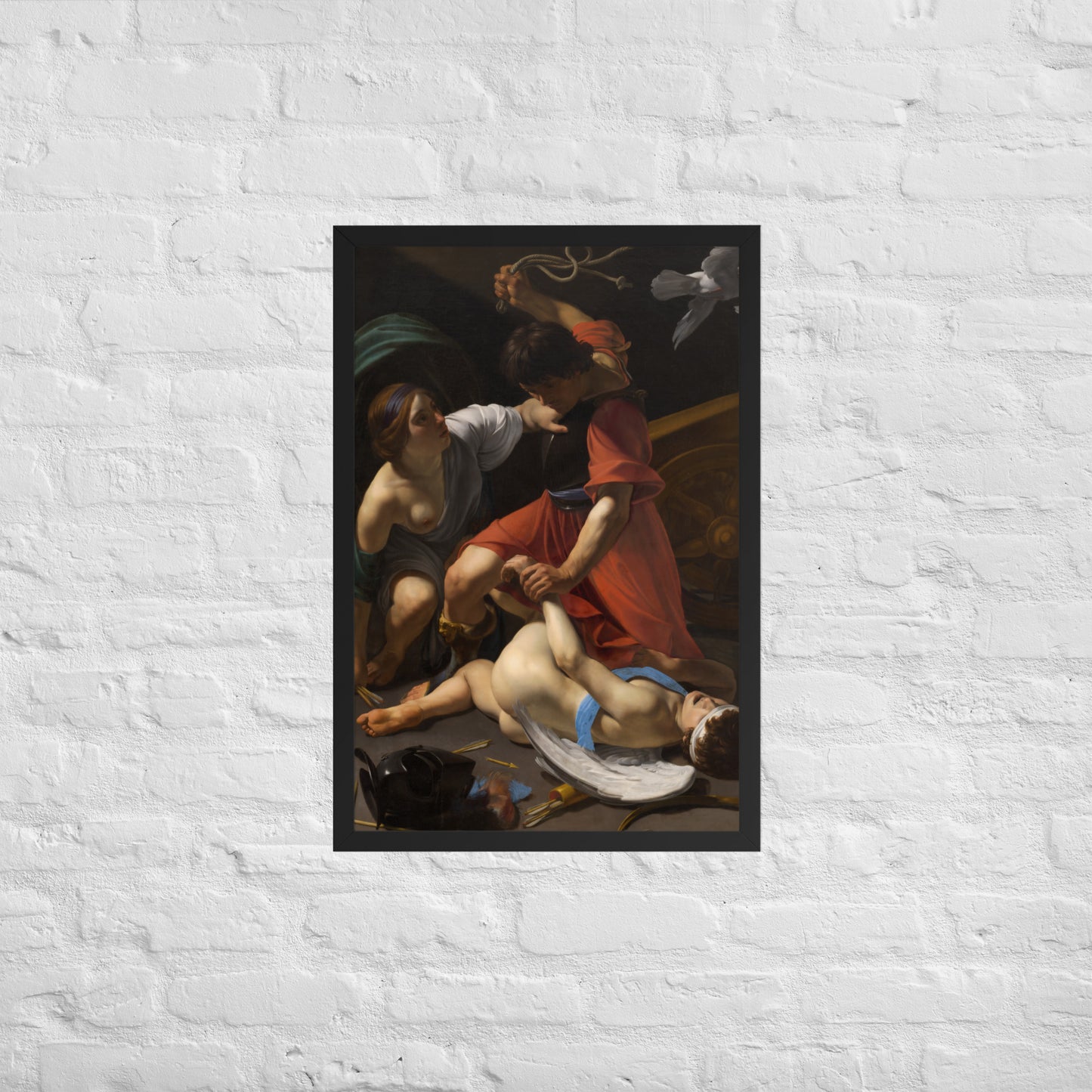 Cupid Chastised by Bartolomeo Manfredi