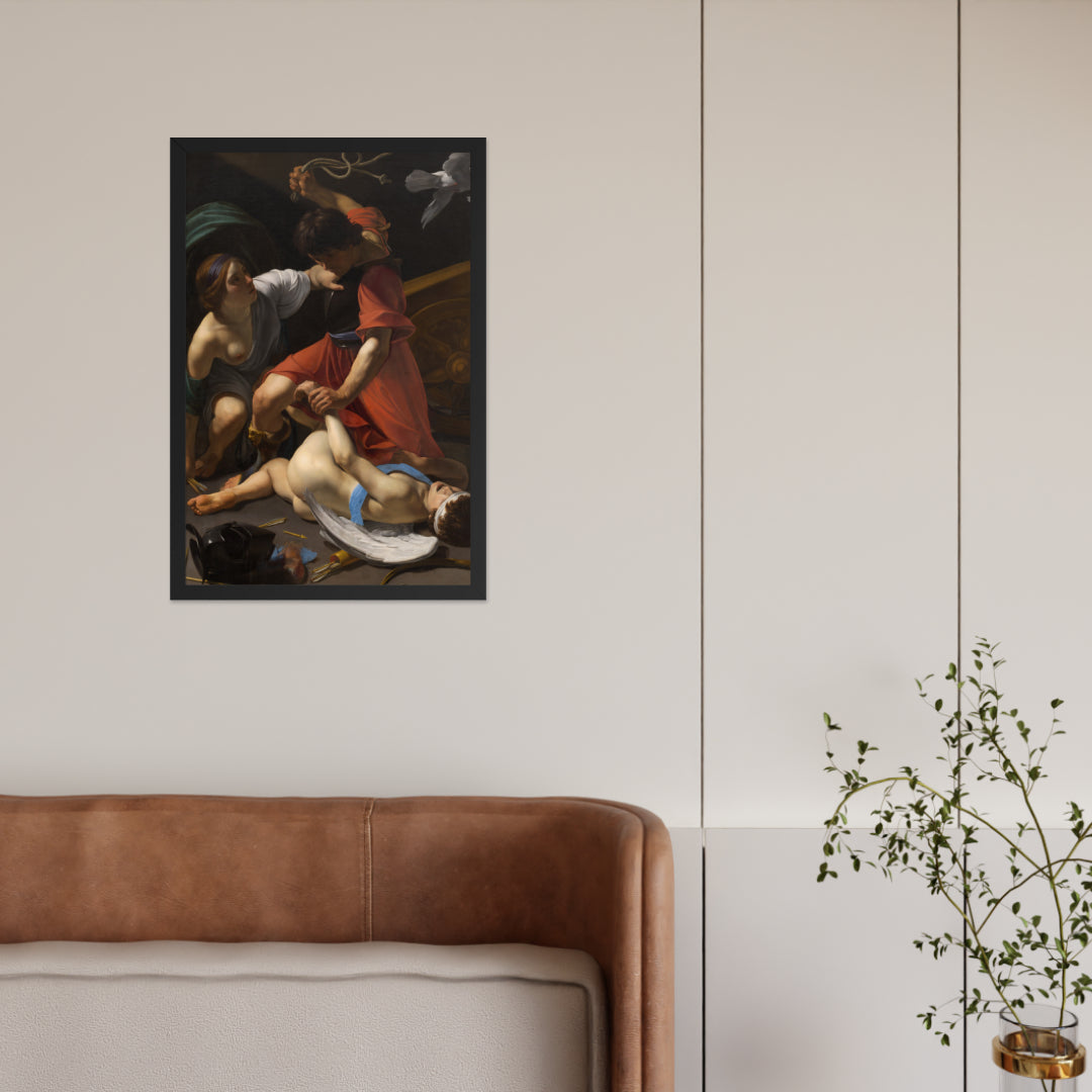 Cupid Chastised by Bartolomeo Manfredi