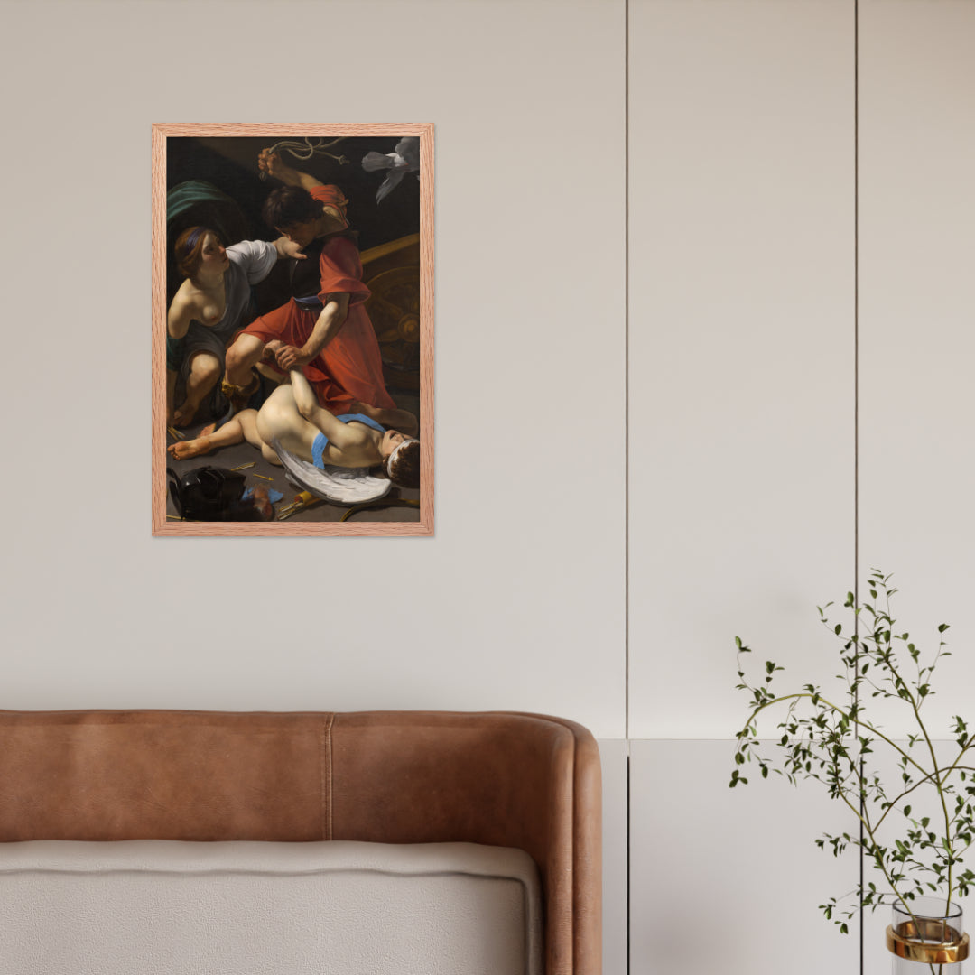 Cupid Chastised by Bartolomeo Manfredi