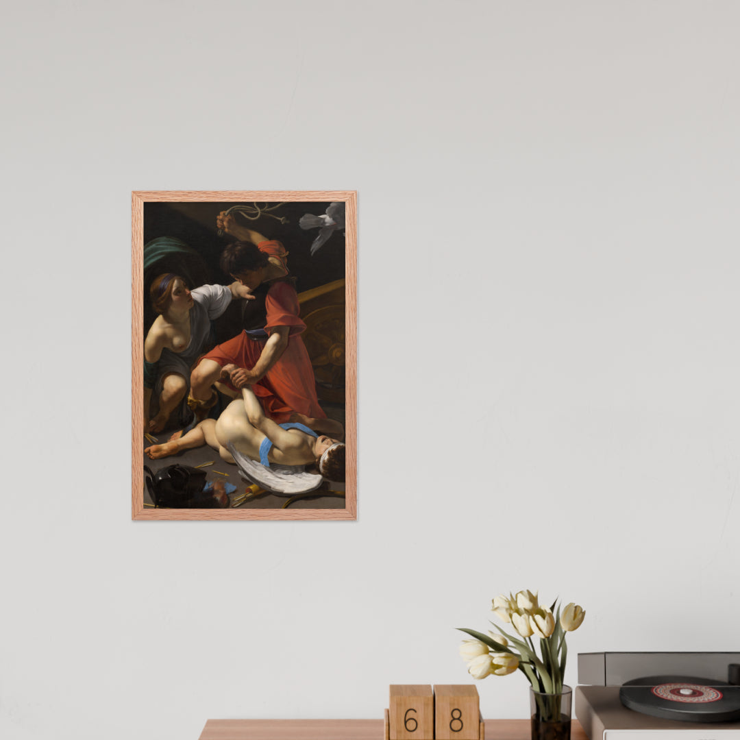 Cupid Chastised by Bartolomeo Manfredi