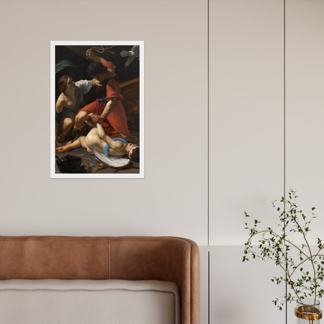 Cupid Chastised by Bartolomeo Manfredi