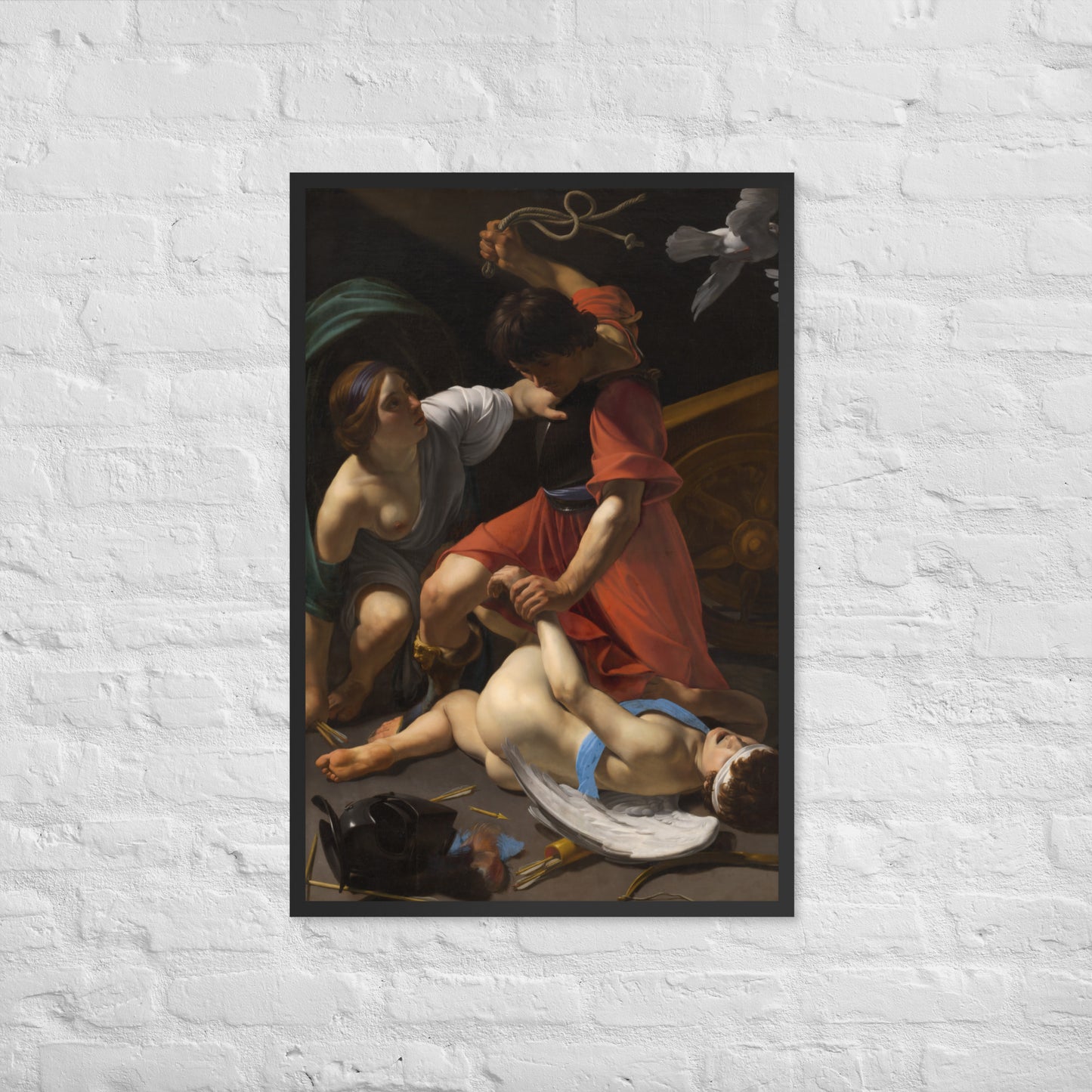 Cupid Chastised by Bartolomeo Manfredi