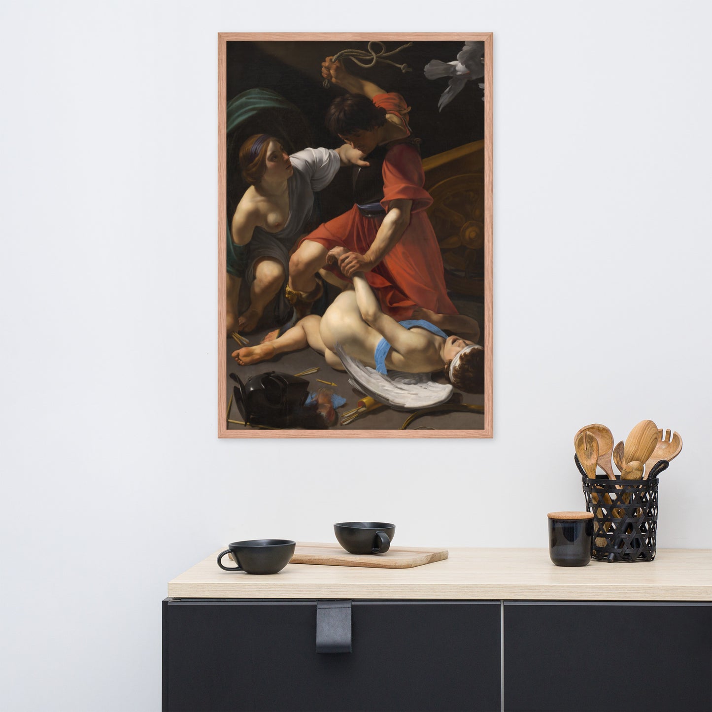 Cupid Chastised by Bartolomeo Manfredi