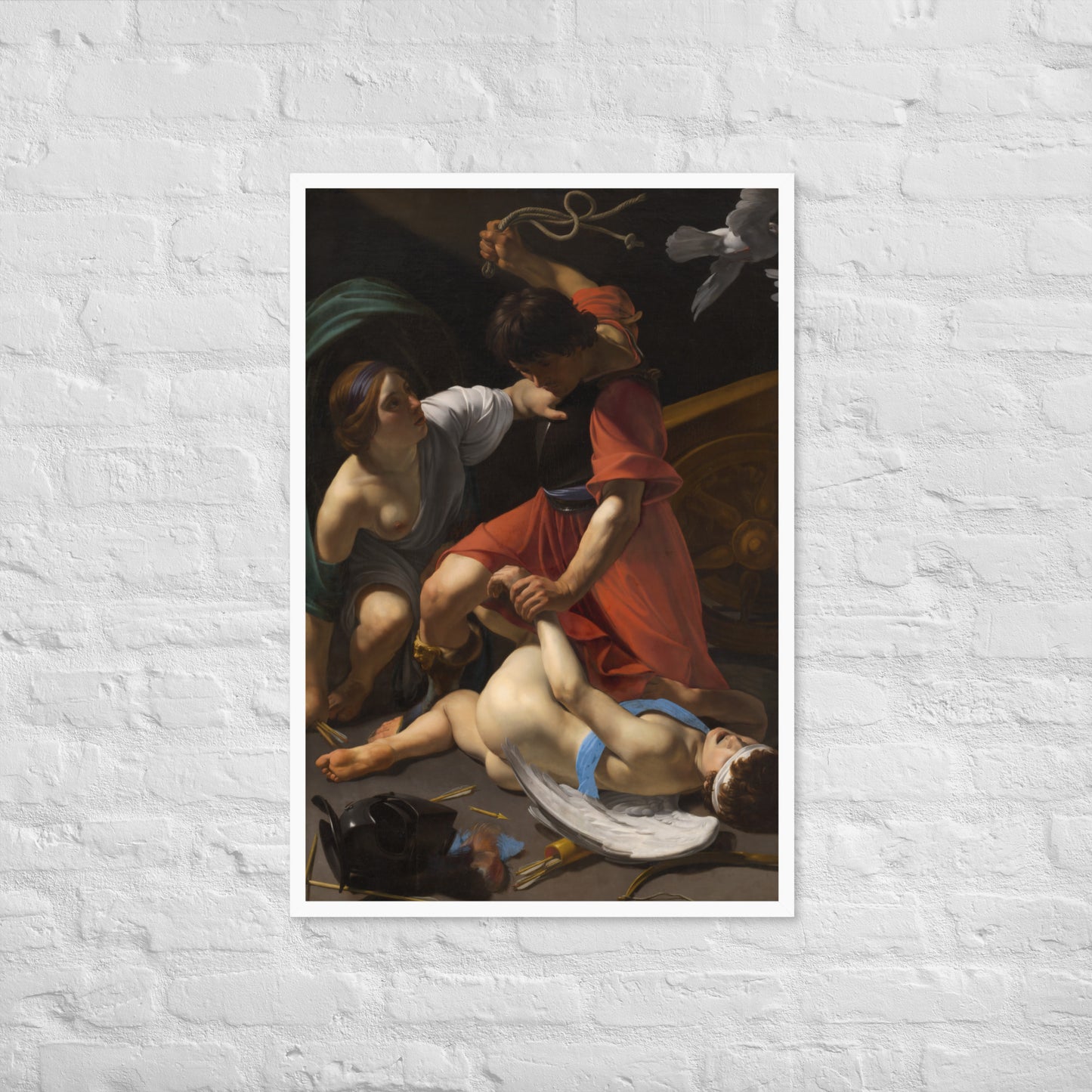 Cupid Chastised by Bartolomeo Manfredi