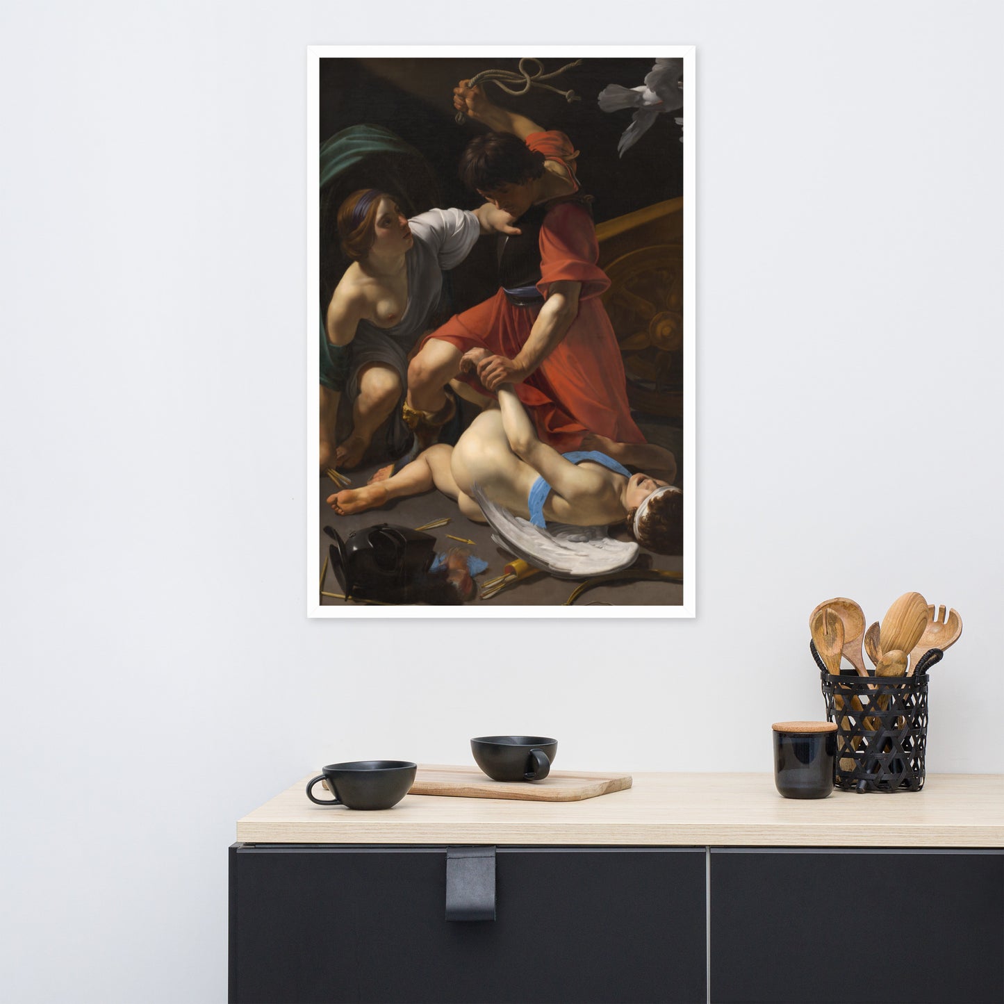 Cupid Chastised by Bartolomeo Manfredi