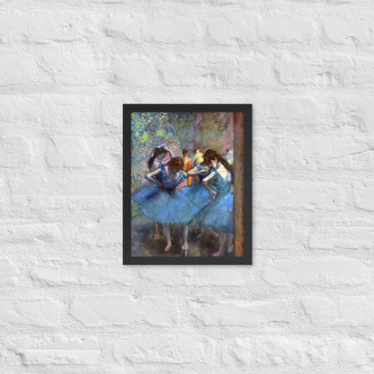 Dancers in Blue by Edgar Degas