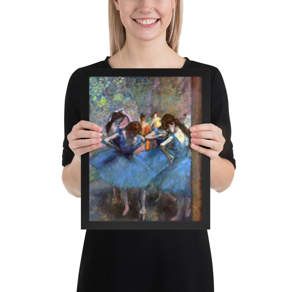 Dancers in Blue by Edgar Degas