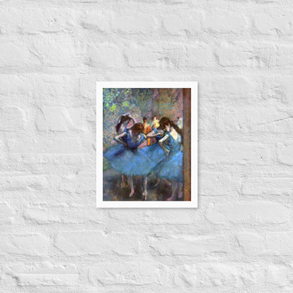 Dancers in Blue by Edgar Degas