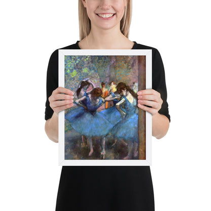 Dancers in Blue by Edgar Degas