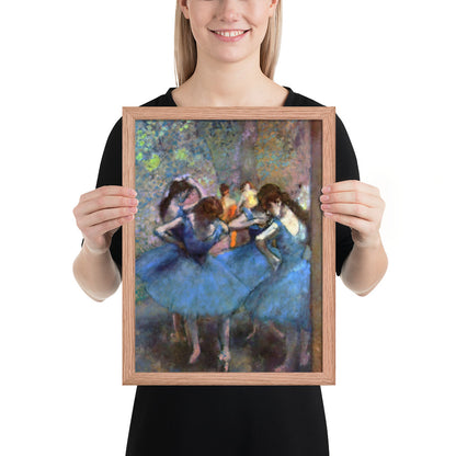 Dancers in Blue by Edgar Degas