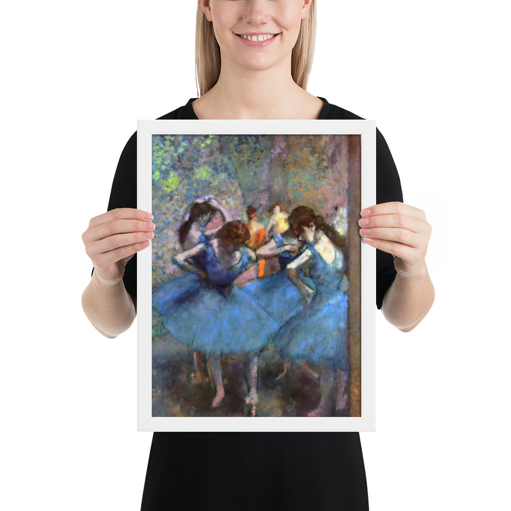 Dancers in Blue by Edgar Degas