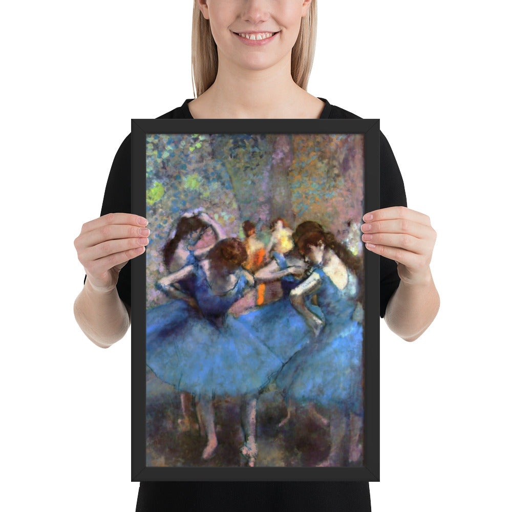 Dancers in Blue by Edgar Degas