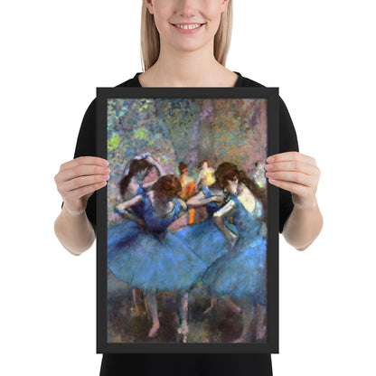 Dancers in Blue by Edgar Degas