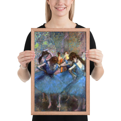 Dancers in Blue by Edgar Degas
