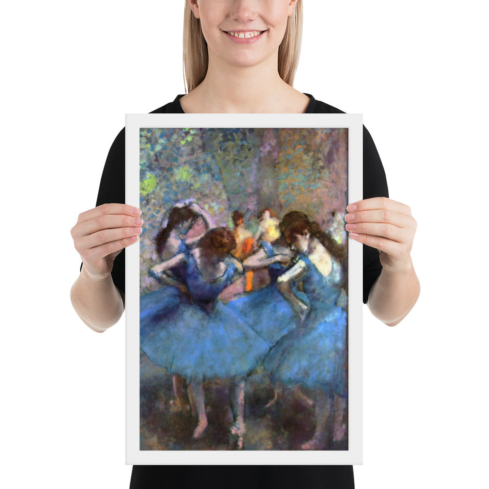 Dancers in Blue by Edgar Degas
