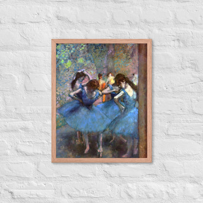 Dancers in Blue by Edgar Degas