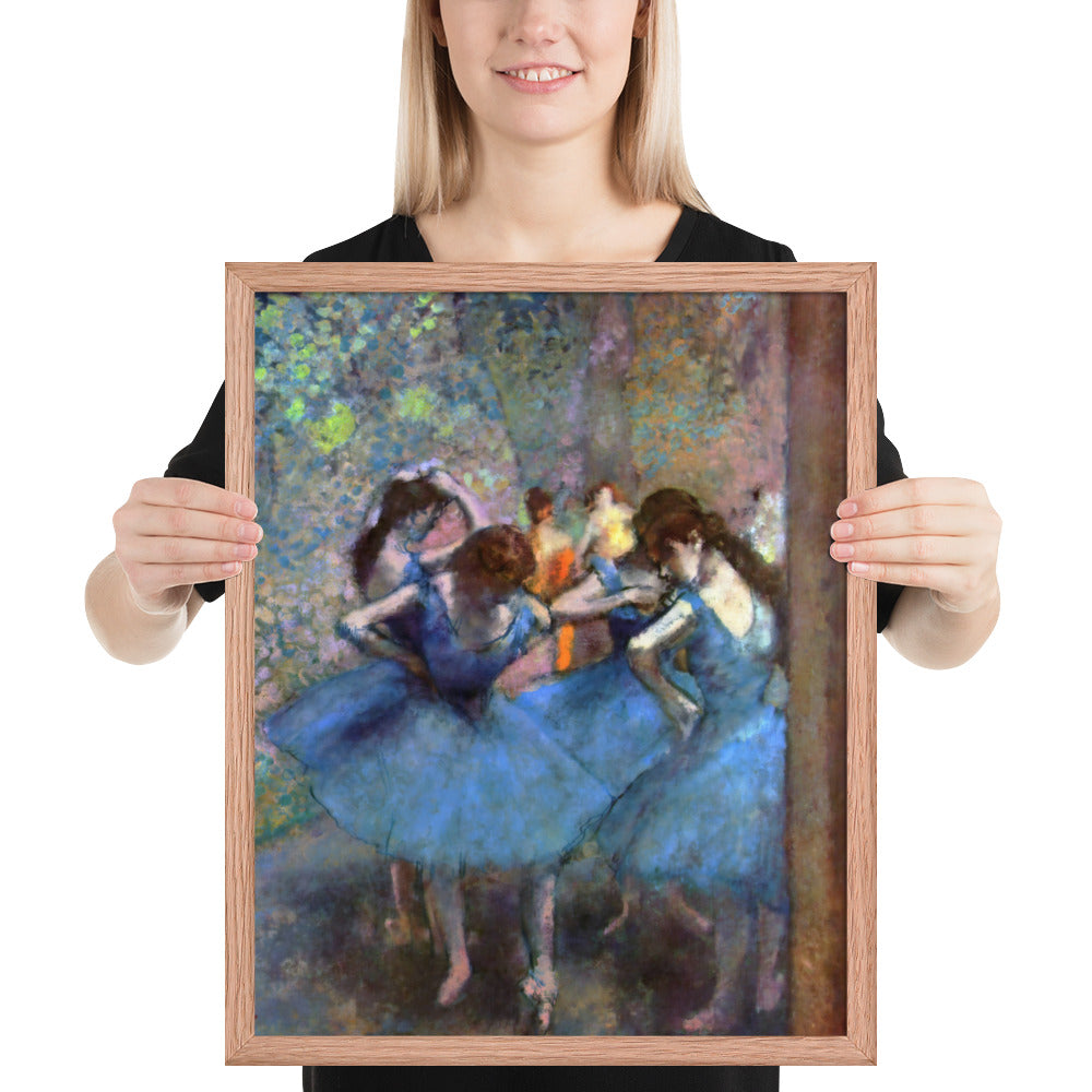 Dancers in Blue by Edgar Degas
