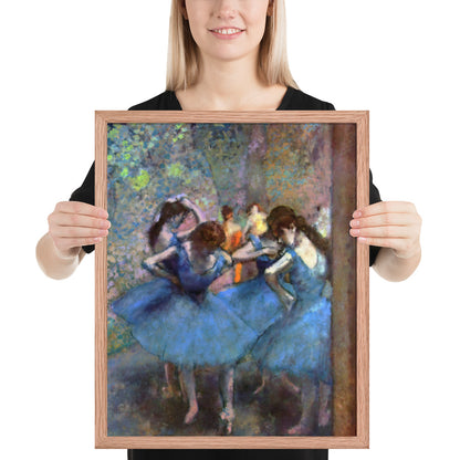 Dancers in Blue by Edgar Degas