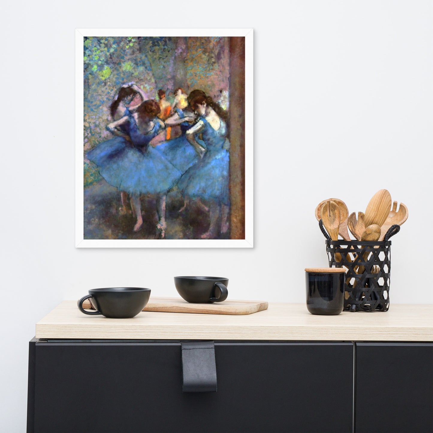 Dancers in Blue by Edgar Degas