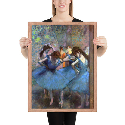 Dancers in Blue by Edgar Degas