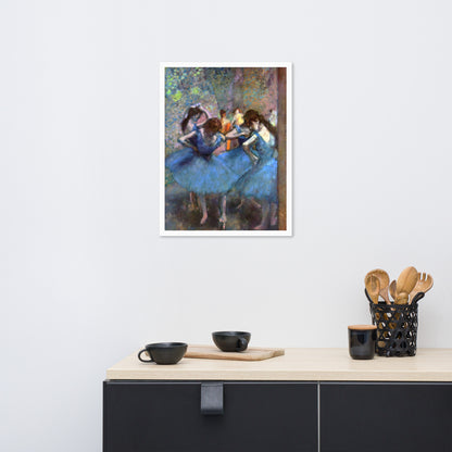 Dancers in Blue by Edgar Degas