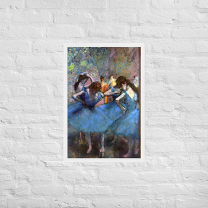 Dancers in Blue by Edgar Degas