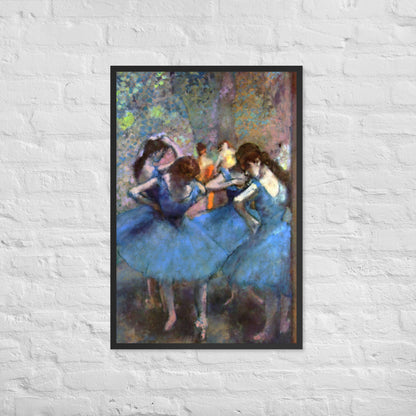 Dancers in Blue by Edgar Degas