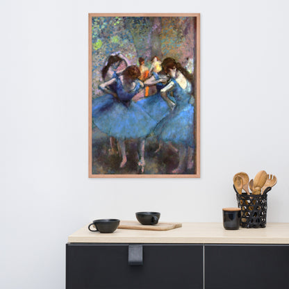 Dancers in Blue by Edgar Degas