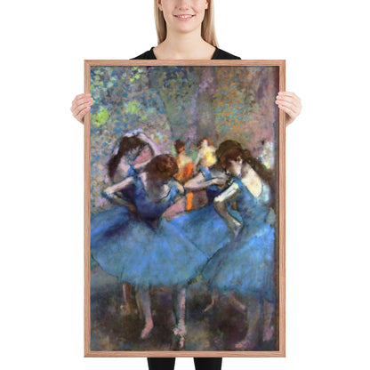 Dancers in Blue by Edgar Degas