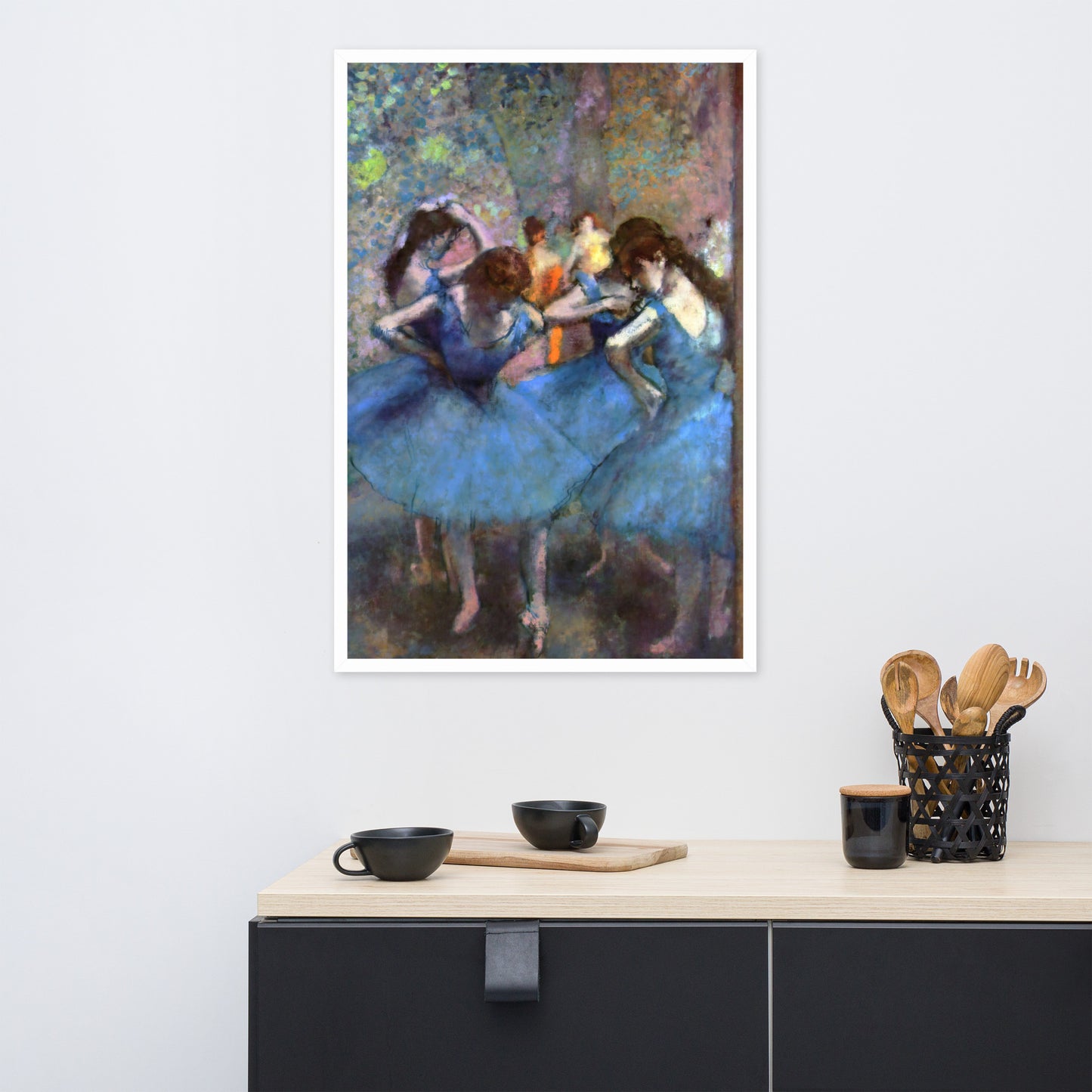Dancers in Blue by Edgar Degas