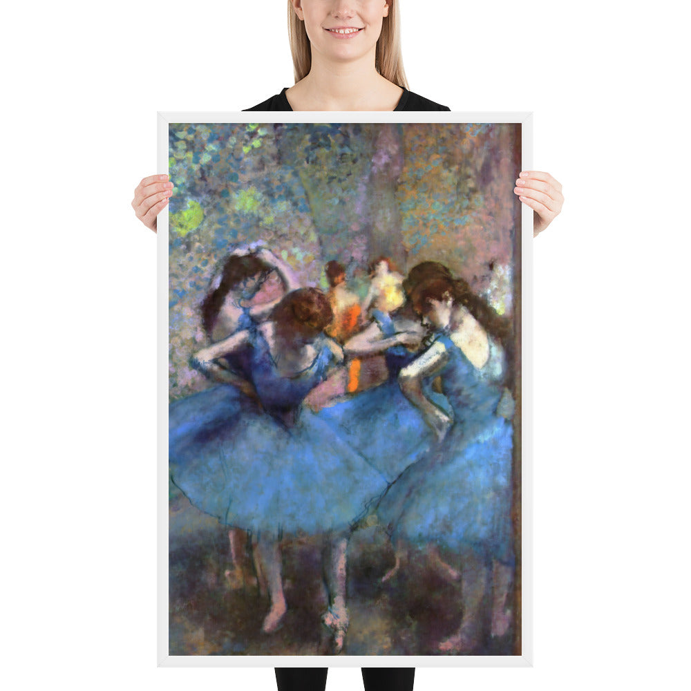 Dancers in Blue by Edgar Degas