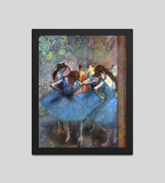 Dancers in Blue by Edgar Degas