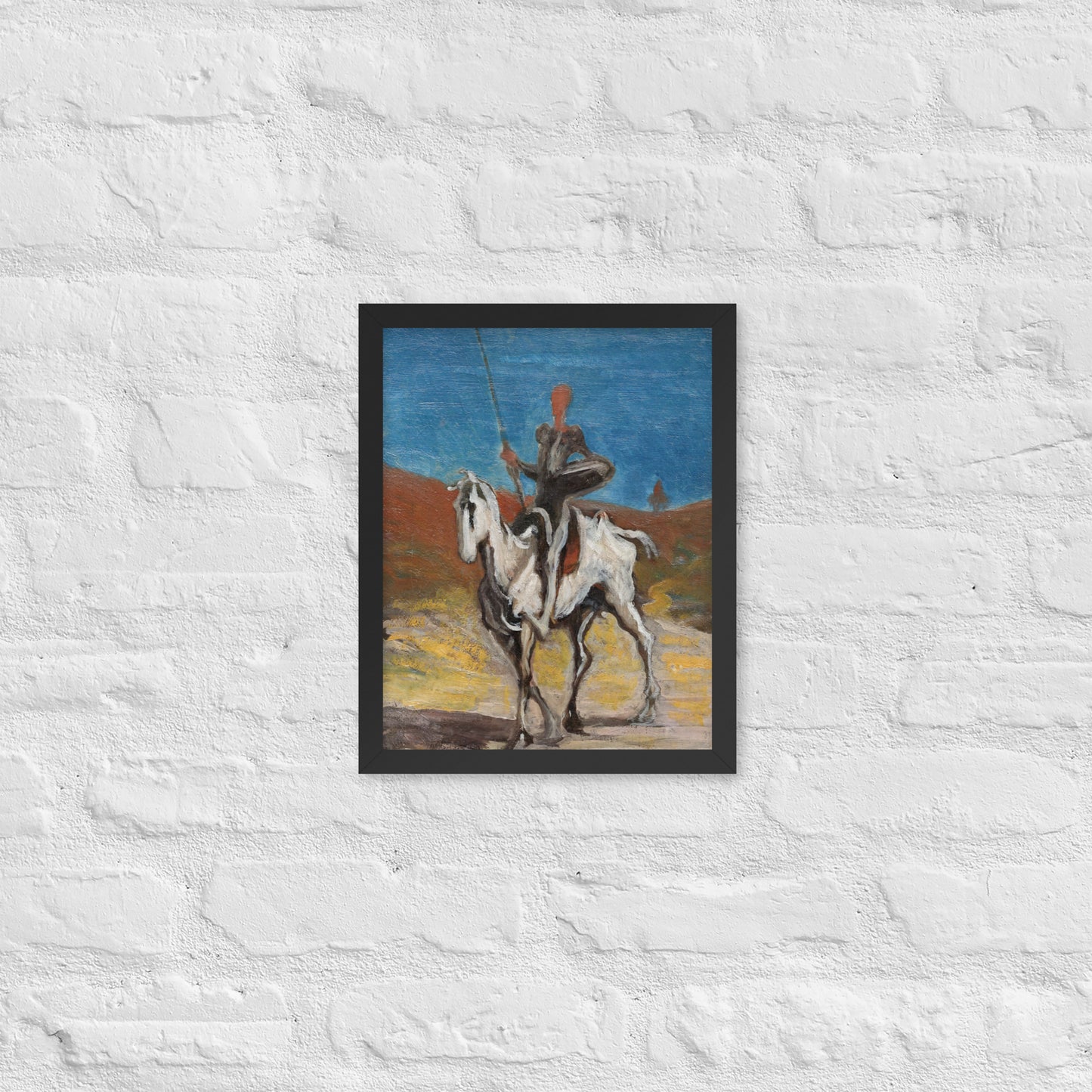 Don Quixote and Sancho Pansa by Honore Daumier