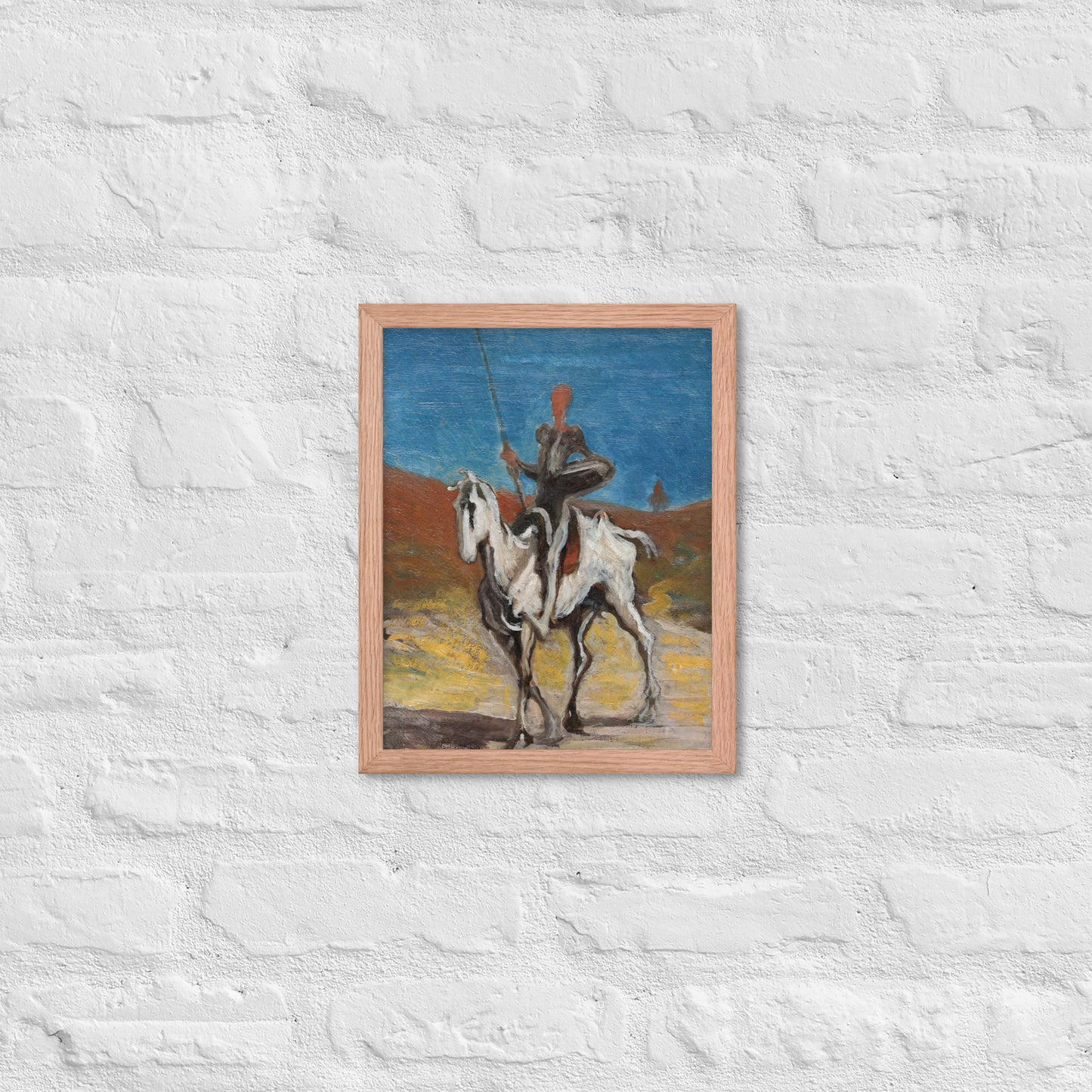 Don Quixote and Sancho Pansa by Honore Daumier