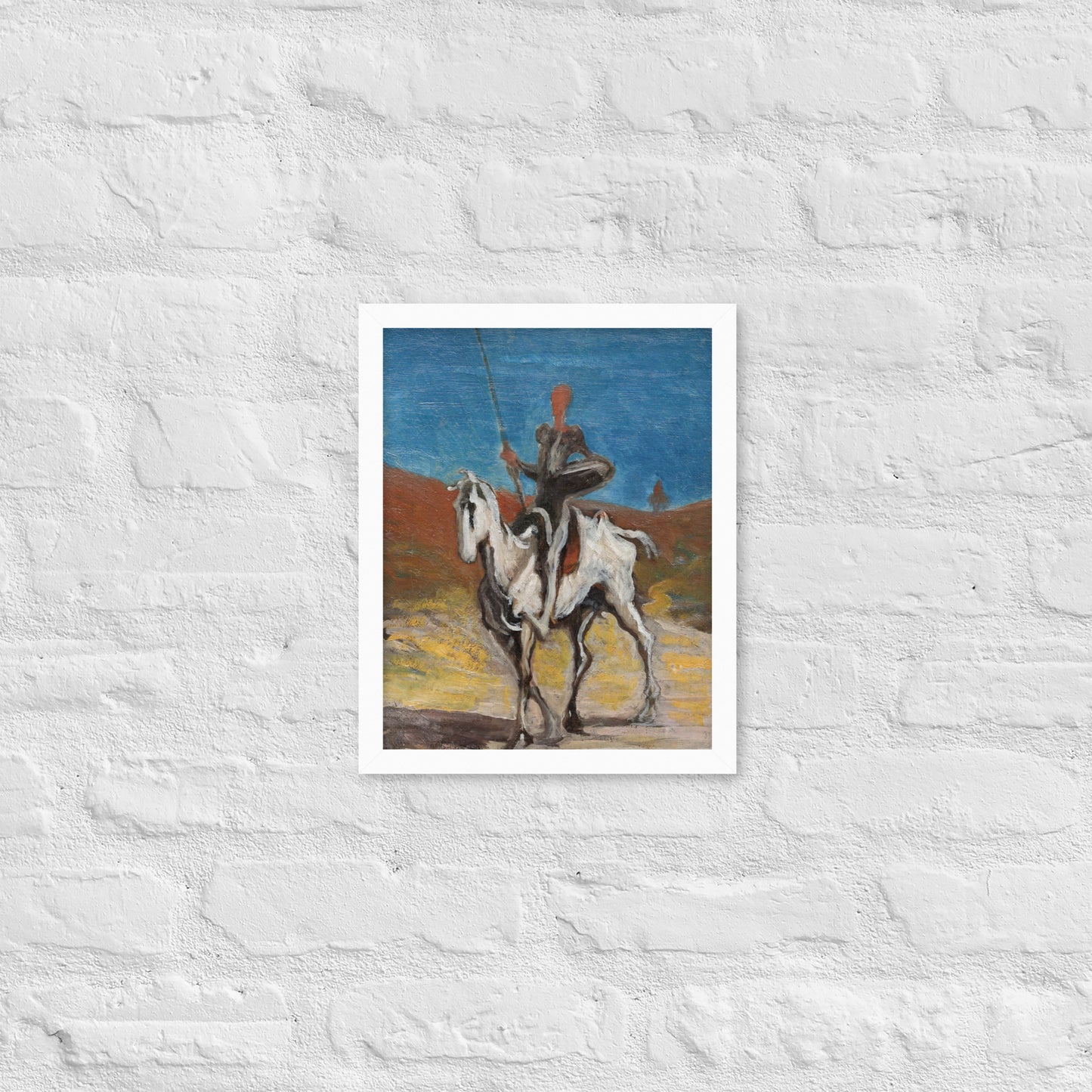 Don Quixote and Sancho Pansa by Honore Daumier