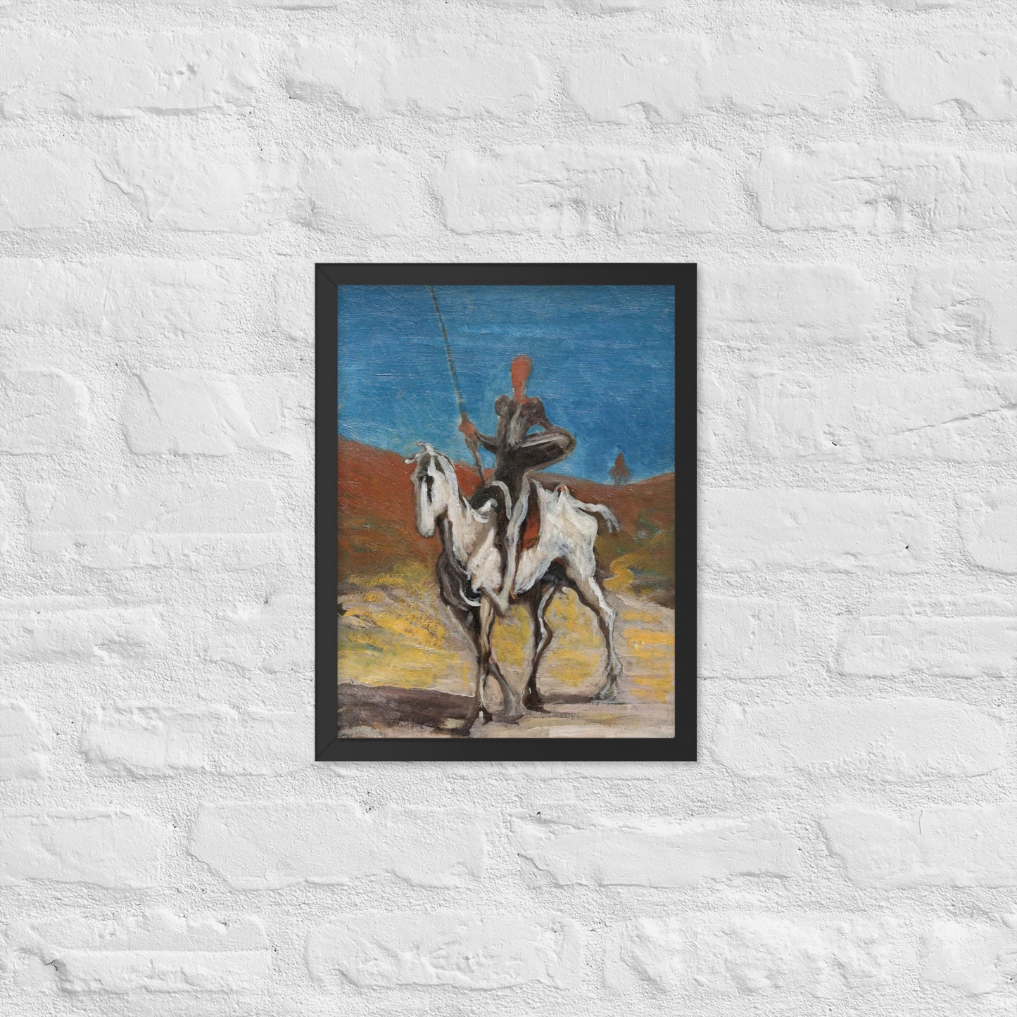 Don Quixote and Sancho Pansa by Honore Daumier