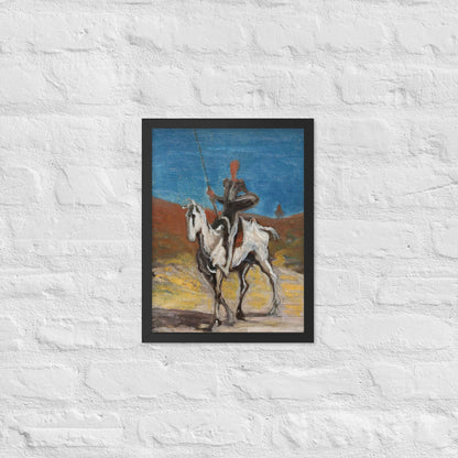 Don Quixote and Sancho Pansa by Honore Daumier
