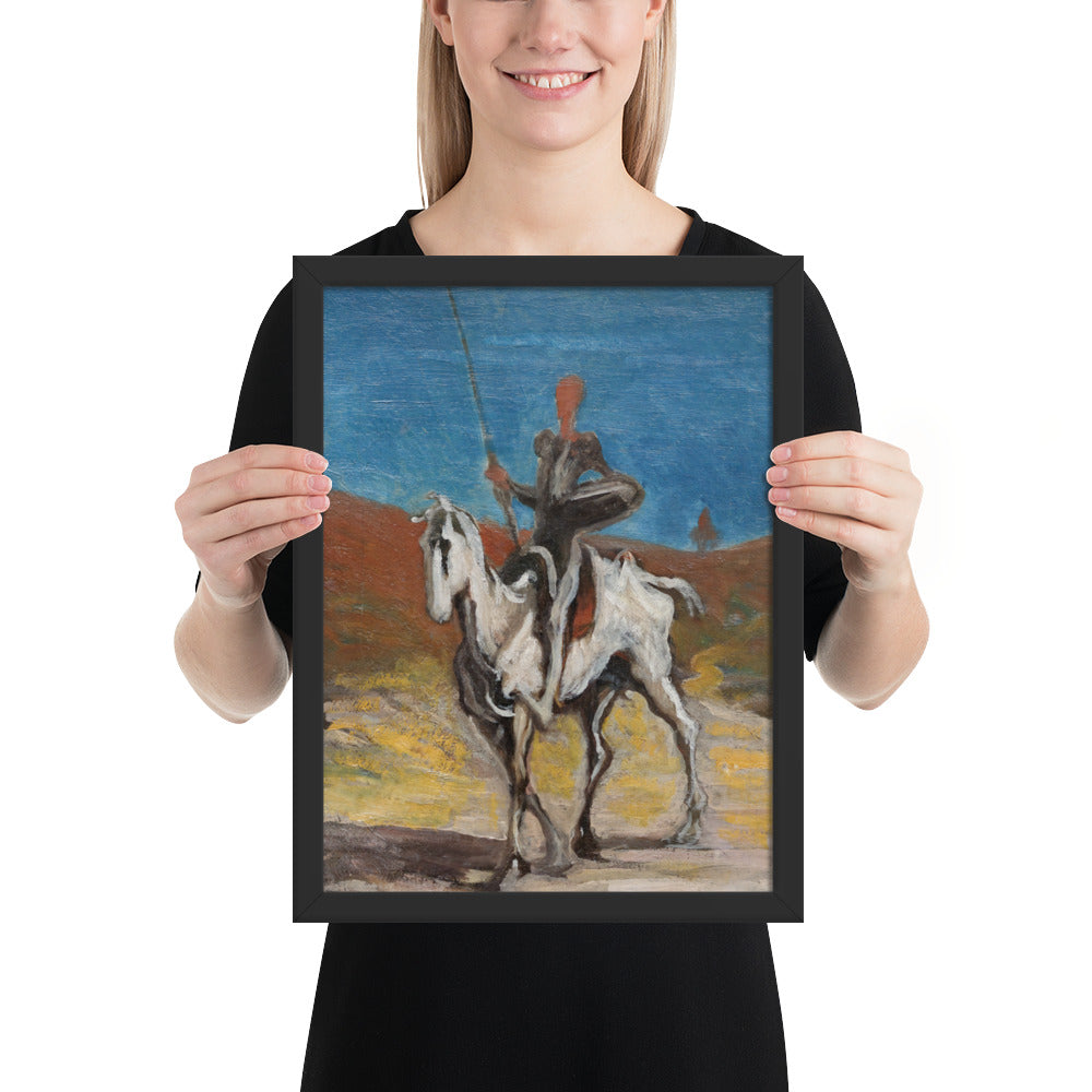 Don Quixote and Sancho Pansa by Honore Daumier