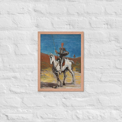 Don Quixote and Sancho Pansa by Honore Daumier