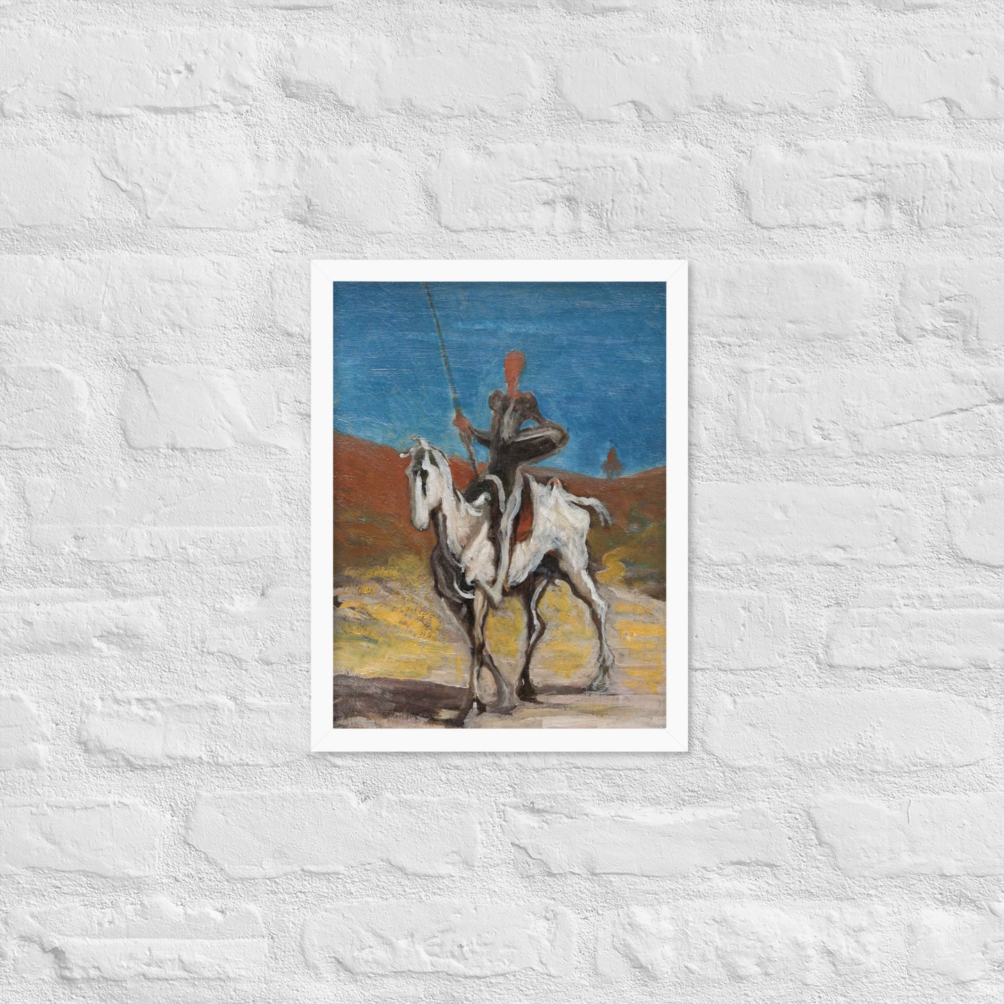 Don Quixote and Sancho Pansa by Honore Daumier